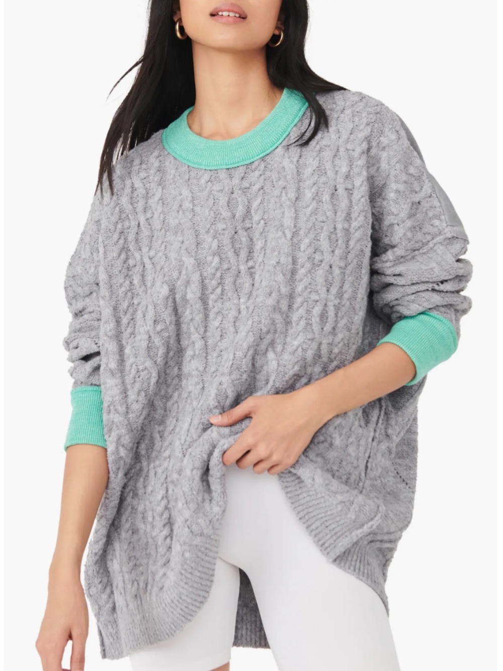 Free People Olympia Colorblock Sweater